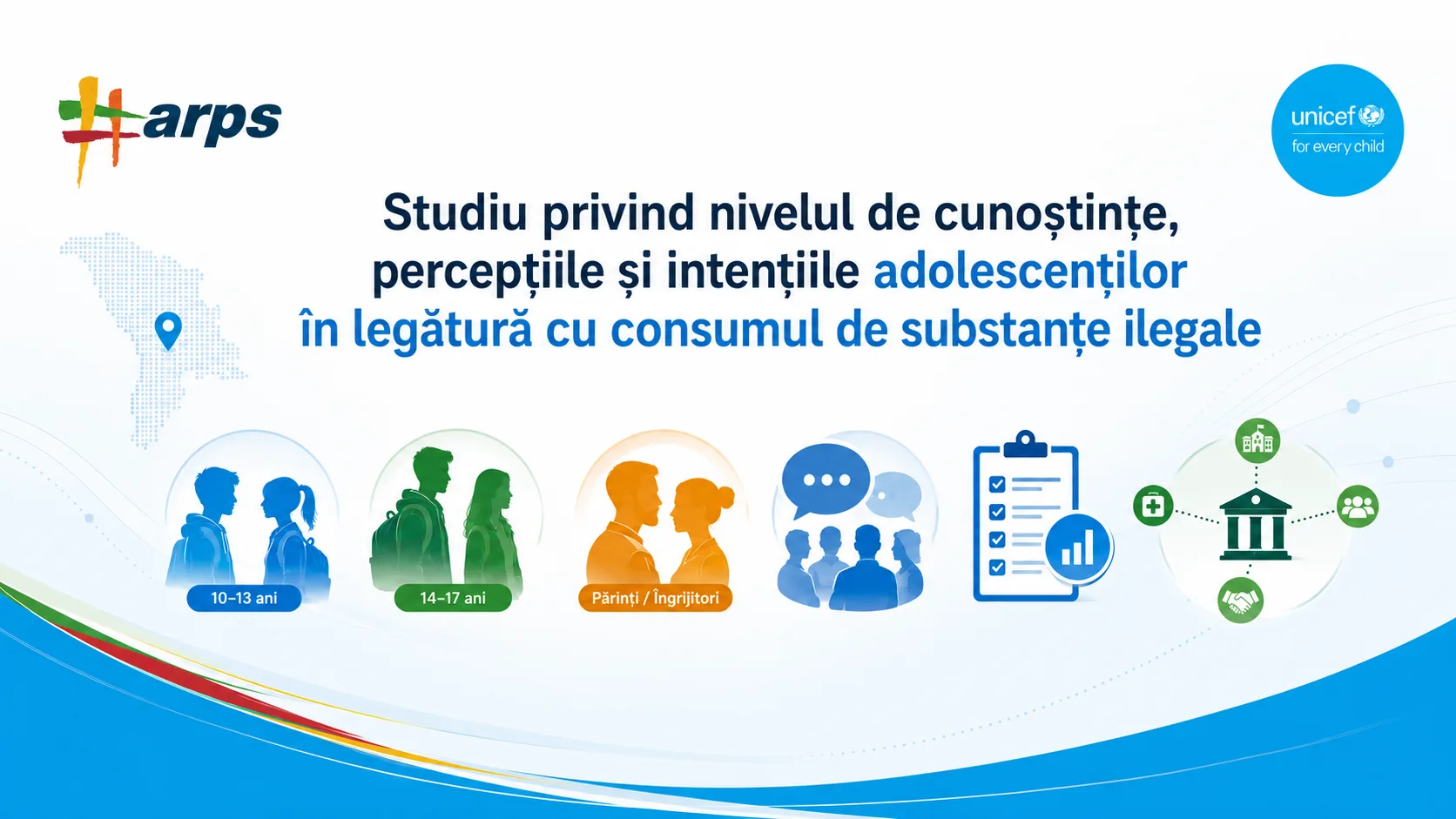 Studiu privind nivelul de cunoștințe, atitudinile și intențiile adolescenților în legătură cu consumul de substanțe ilegale