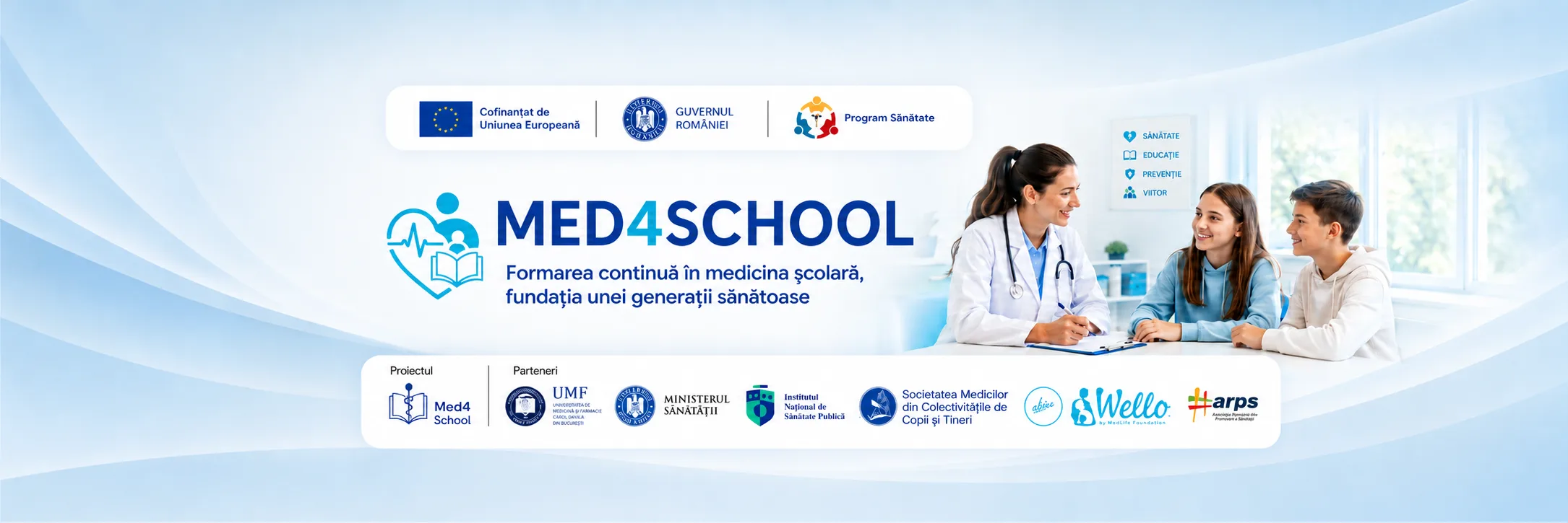MED4SCHOOL – Formarea continuă în medicina școlară, fundația unei generații sănătoase