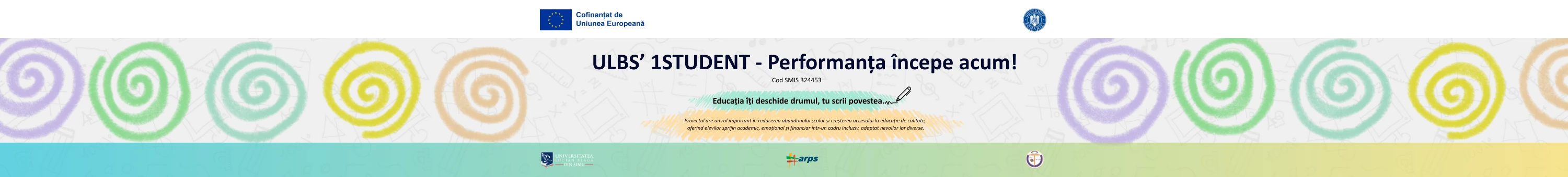 ULBS’ 1STUDENT – Performanța începe acum!